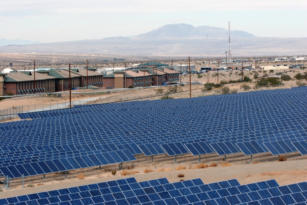 Solar energy, water supply at Marine Corps Air Ground Combat Center in Twentynine Palms