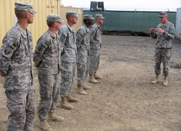 Task Force Yukon commander recognizes six Soldiers