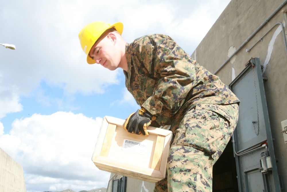 Ammunition Supply Point supplies ammo in large quantities