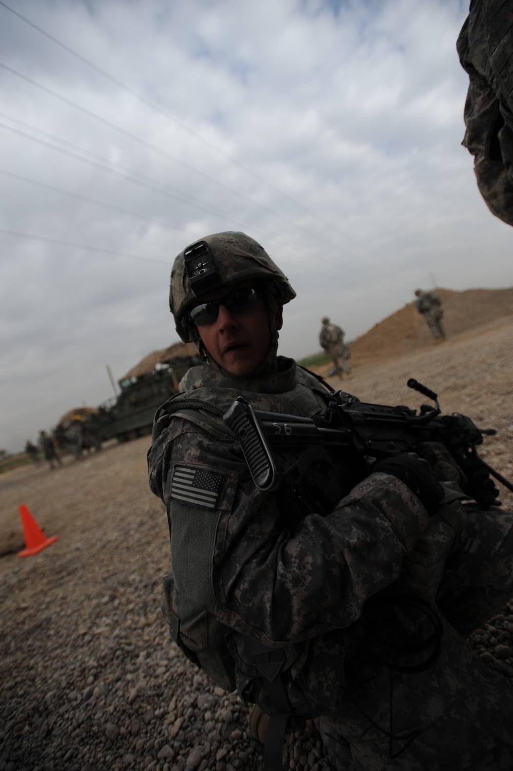Joint patrol near Taji
