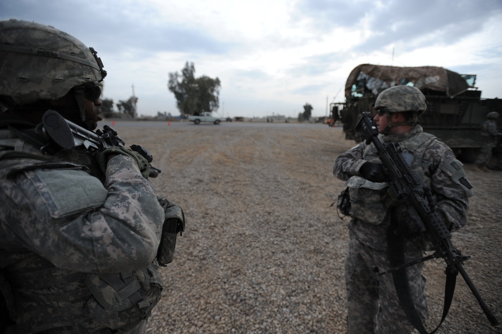 Joint patrol near Taji