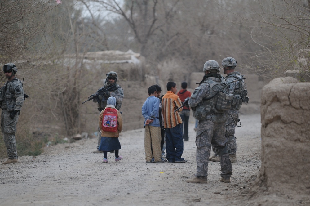 Joint patrol near Taji