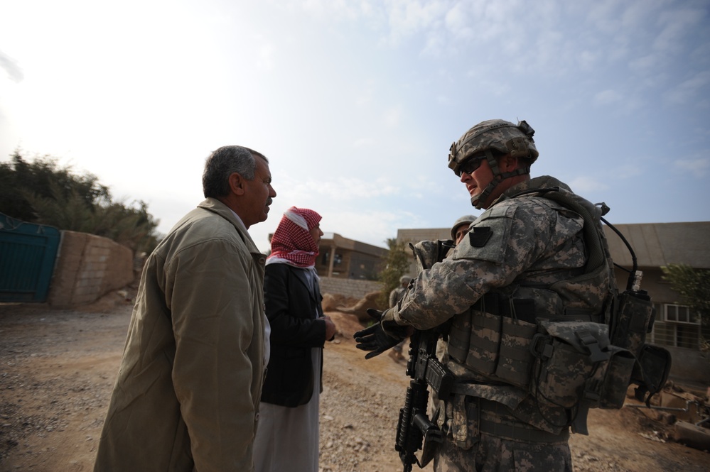 Joint patrol near Taji