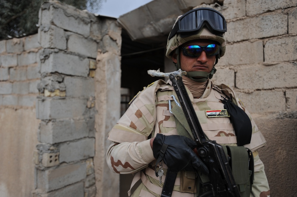 Joint patrol near Taji