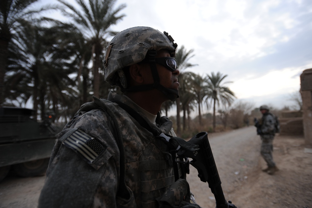 Joint patrol near Taji