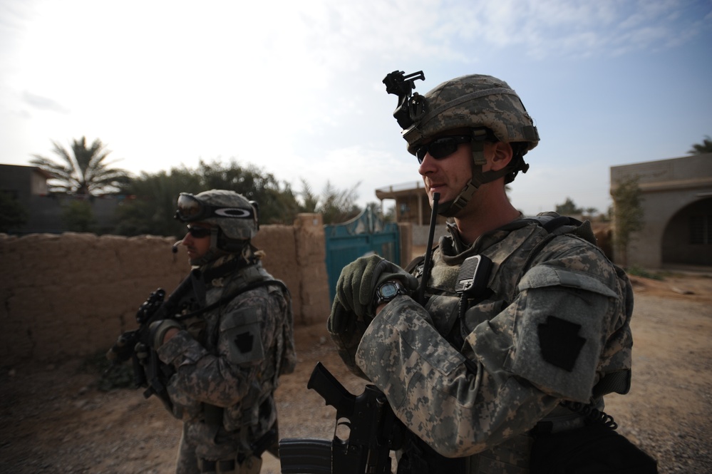 Joint patrol near Taji