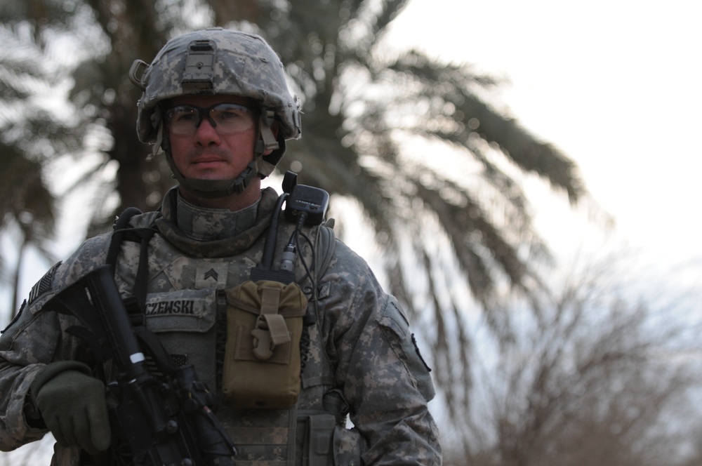 Joint patrol near Taji