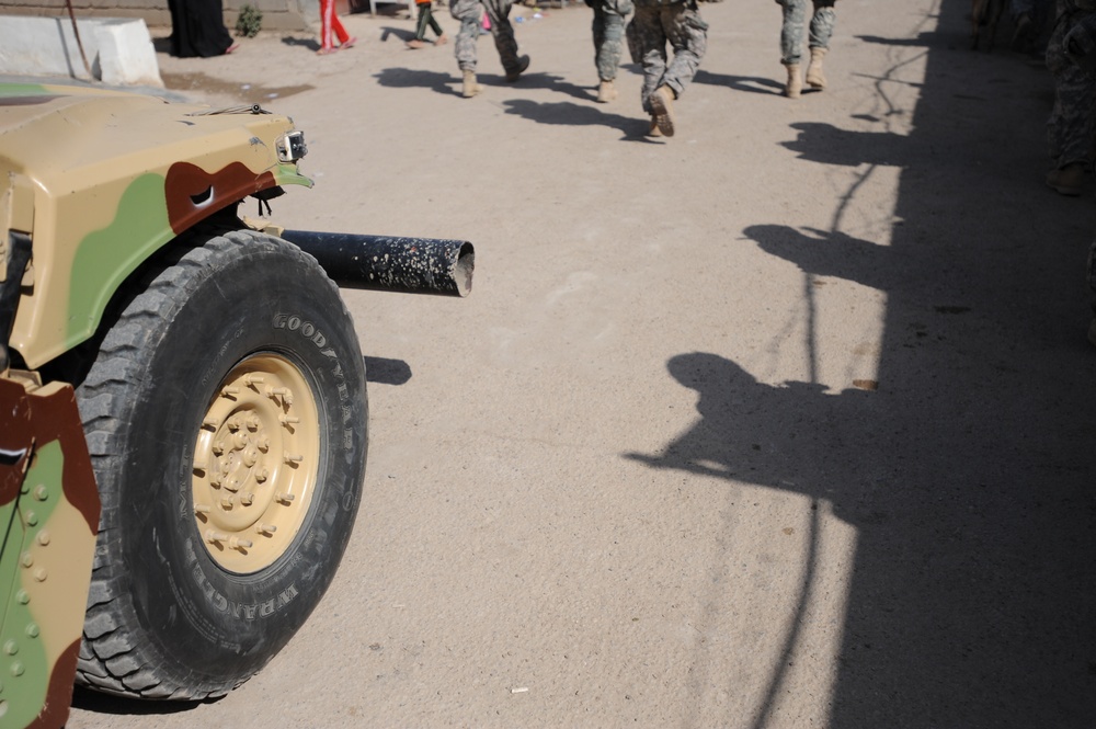 Joint patrol near Taji