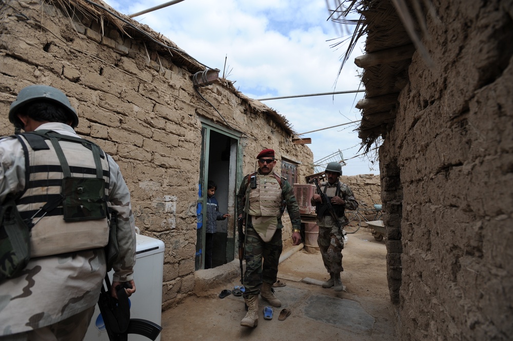 Joint patrol near Taji