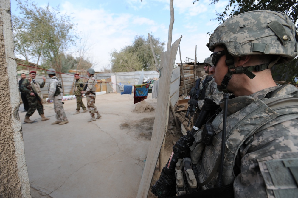 Joint patrol near Taji