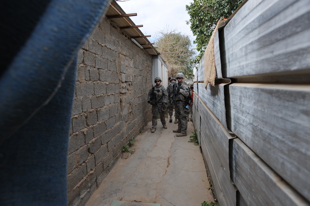 Joint patrol near Taji