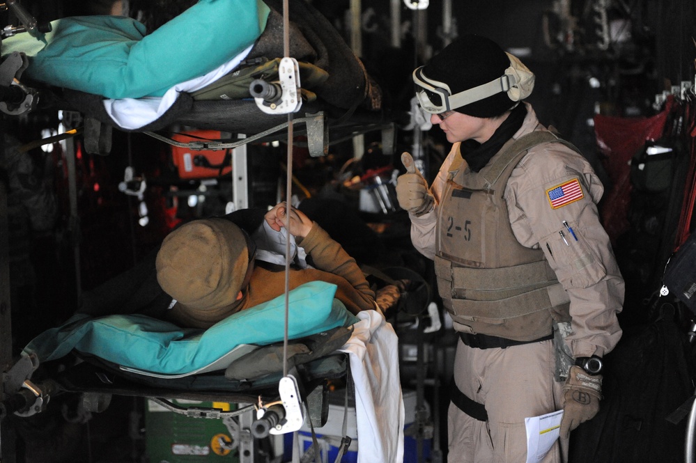 Airlifting the Wounded Warrior