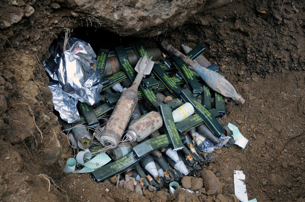 Live ordnance demolition in the Philippines