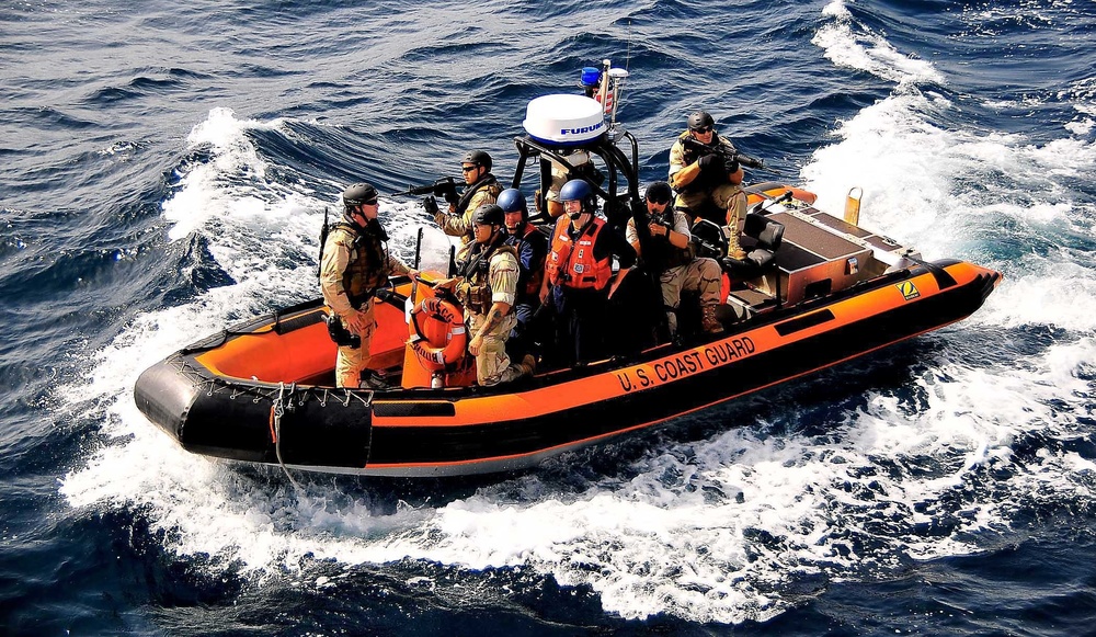 Training exercise aboard USS Lake Champlain