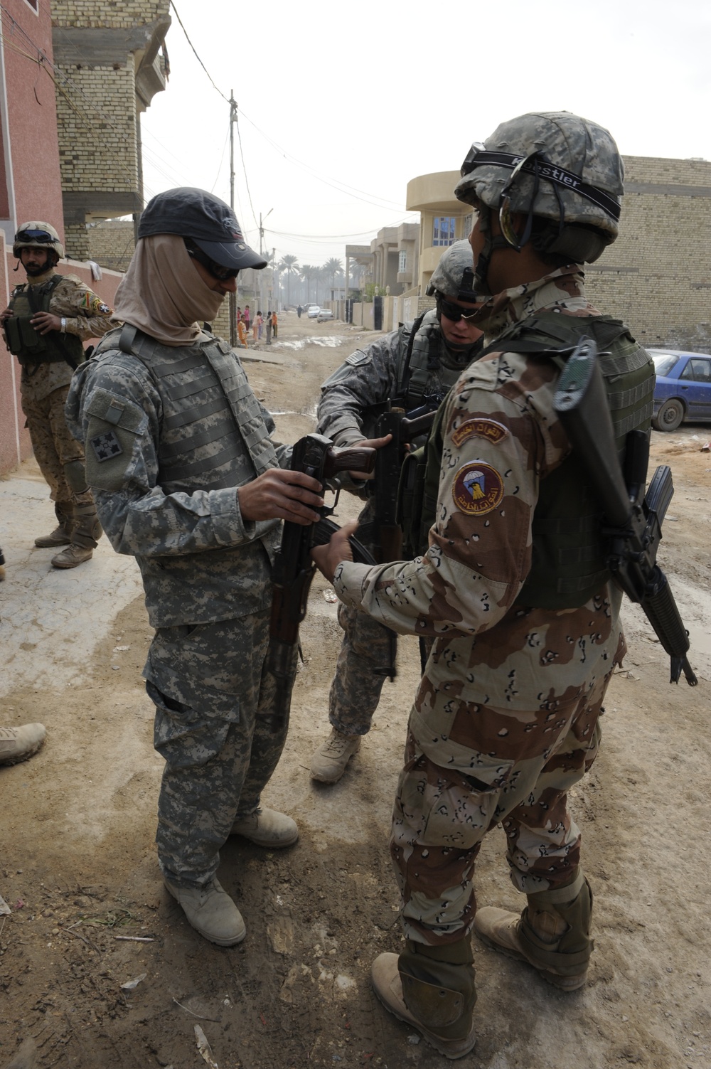 Joint patrol in Adhamiyah Baghdad, Iraq