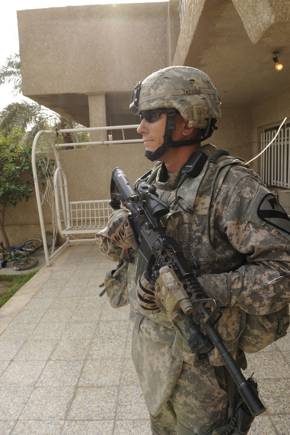 Joint patrol in Adhamiyah Baghdad, Iraq