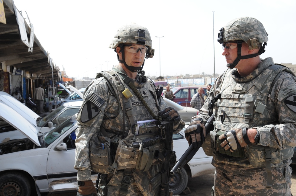 Battlefield circulation mission in Baghdad