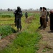 Unexploded munitions at a farm in Haswah
