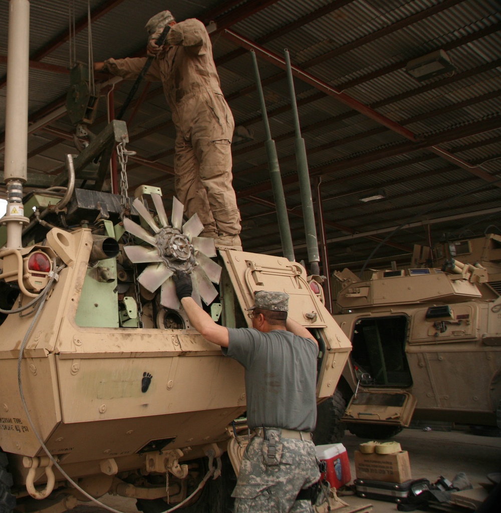 Armored Service Vehicle Maintenance
