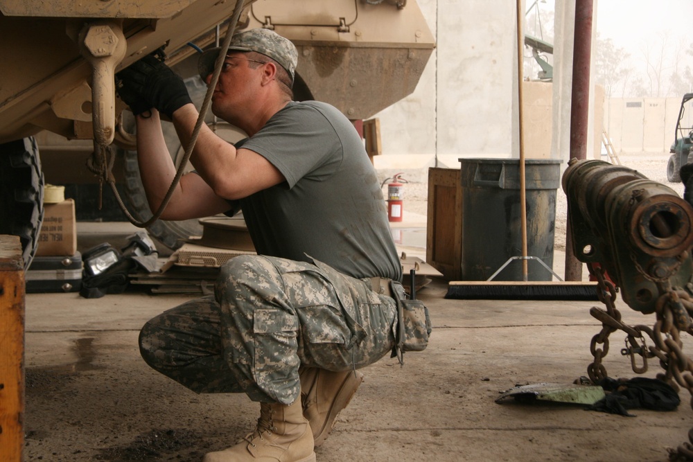 Armored Service Vehicle Maintenance