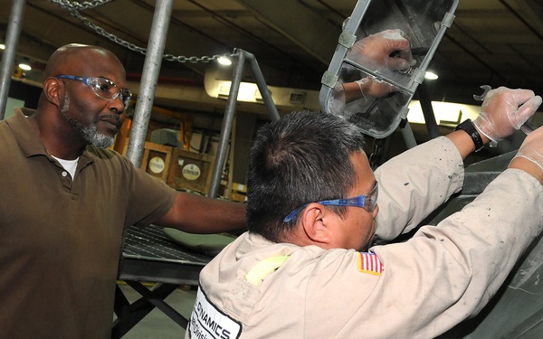 Qatar Site Repairs 200th Stryker
