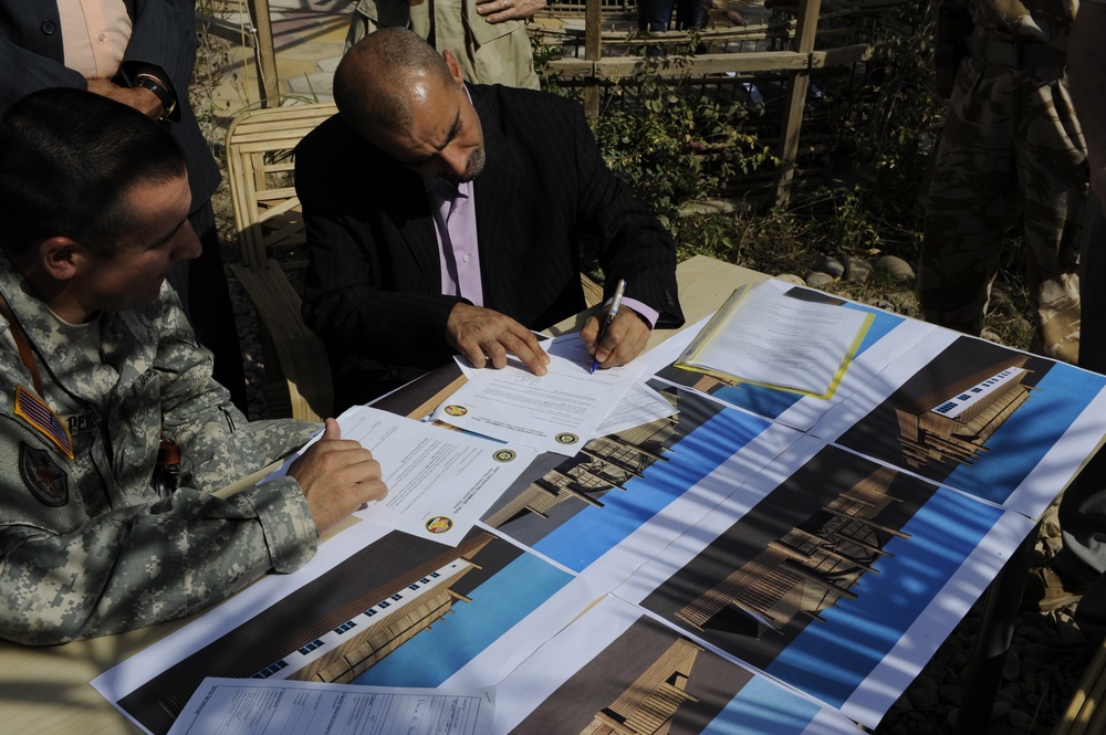 Contract to build a new School in Basra, Iraq