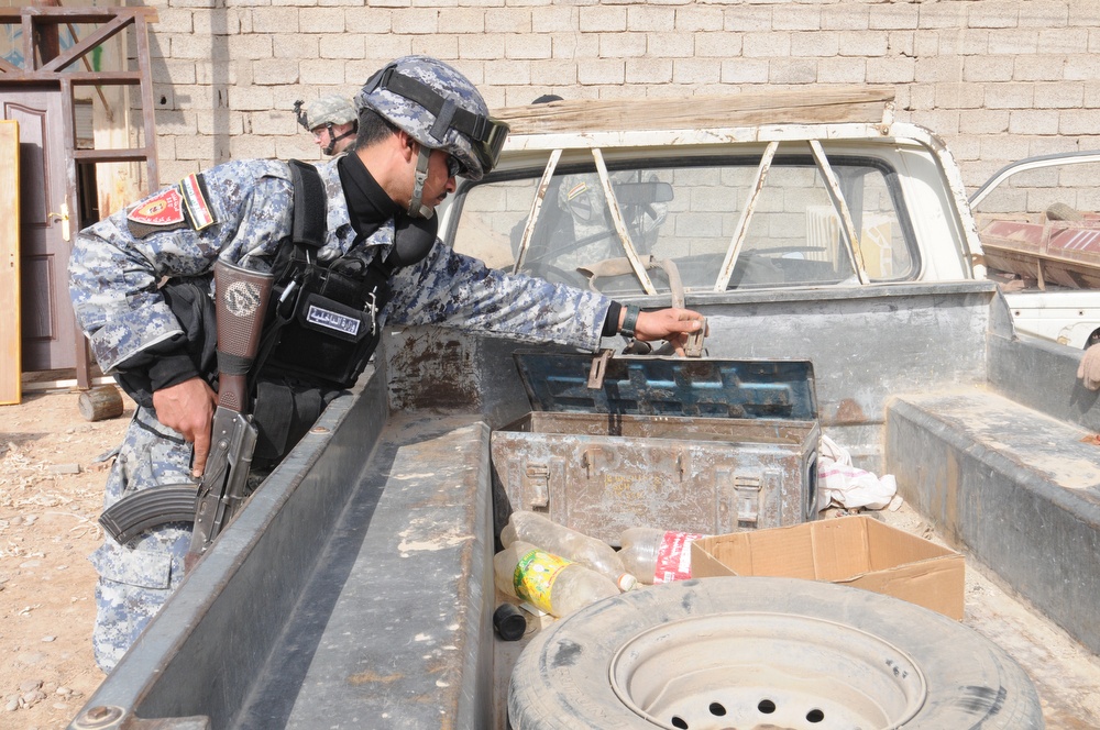 Patrol in Kirkuk, Iraq