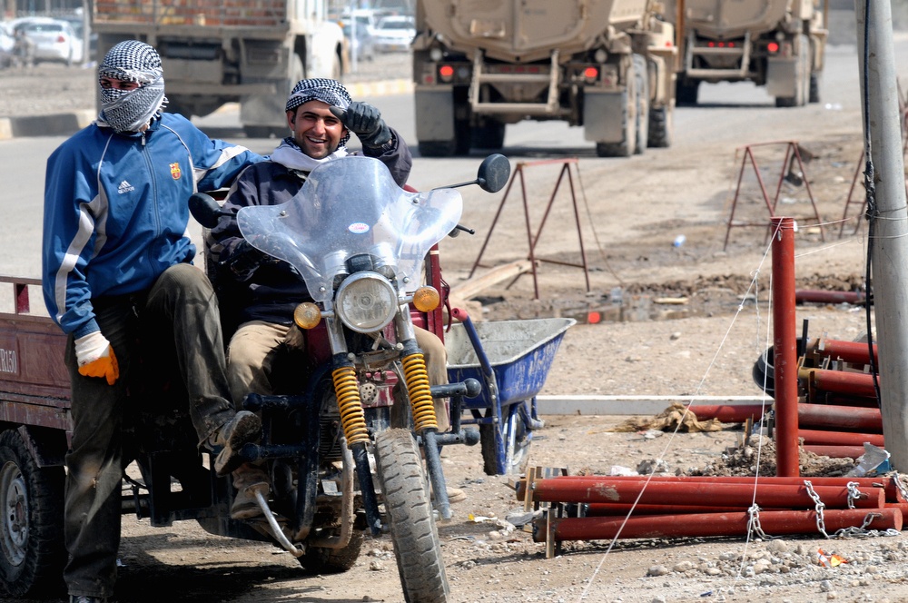 Patrol in Kirkuk, Iraq