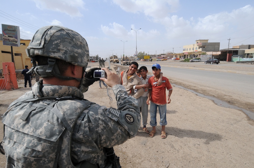 Patrol in Kirkuk, Iraq