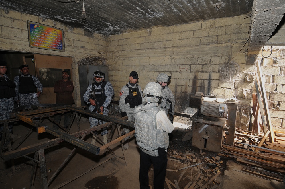 Patrol in Kirkuk, Iraq