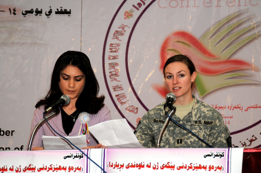 Women's Rights Conference in Kirkuk, Iraq
