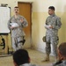 Iraqi national police officers train at headquarters in Rumaylah