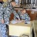 Iraqi national police officers train at headquarters in Rumaylah