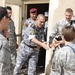 Iraqi national police officers train at headquarters in Rumaylah