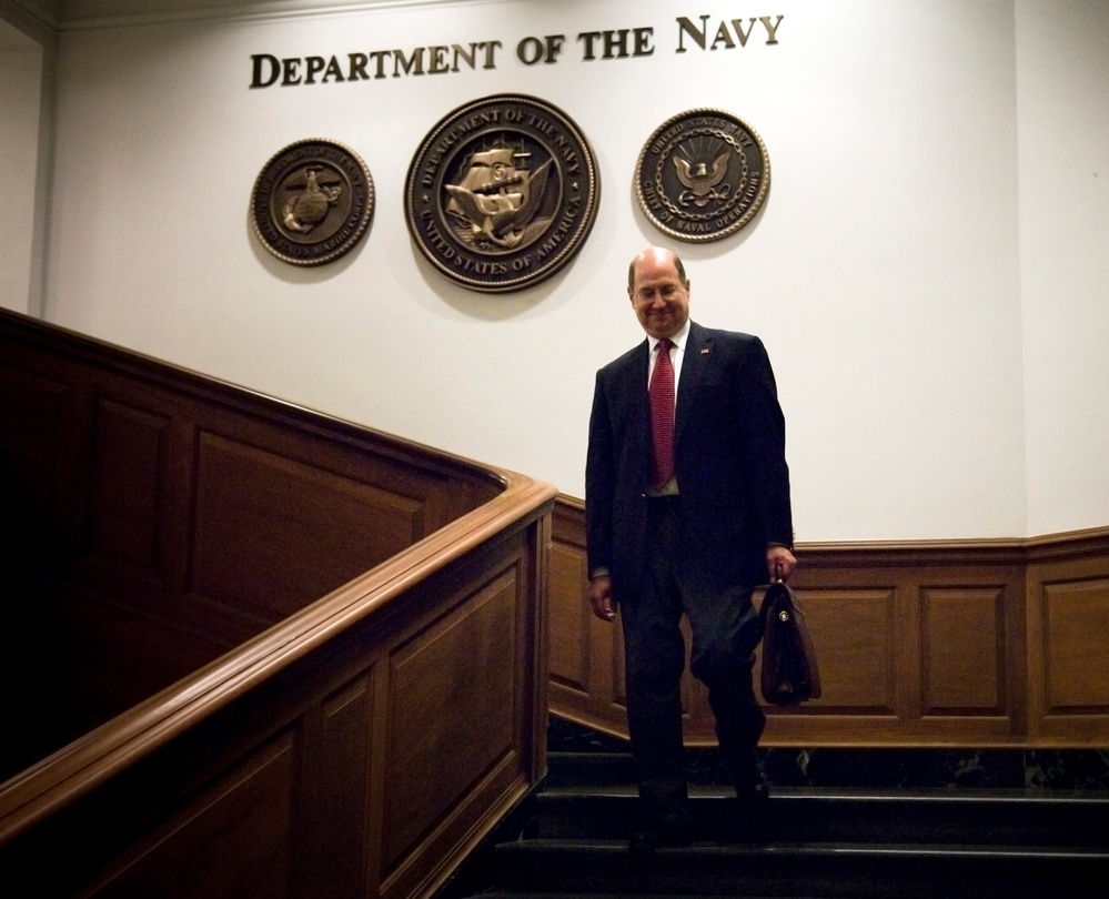 Secretary of the Navy Departs