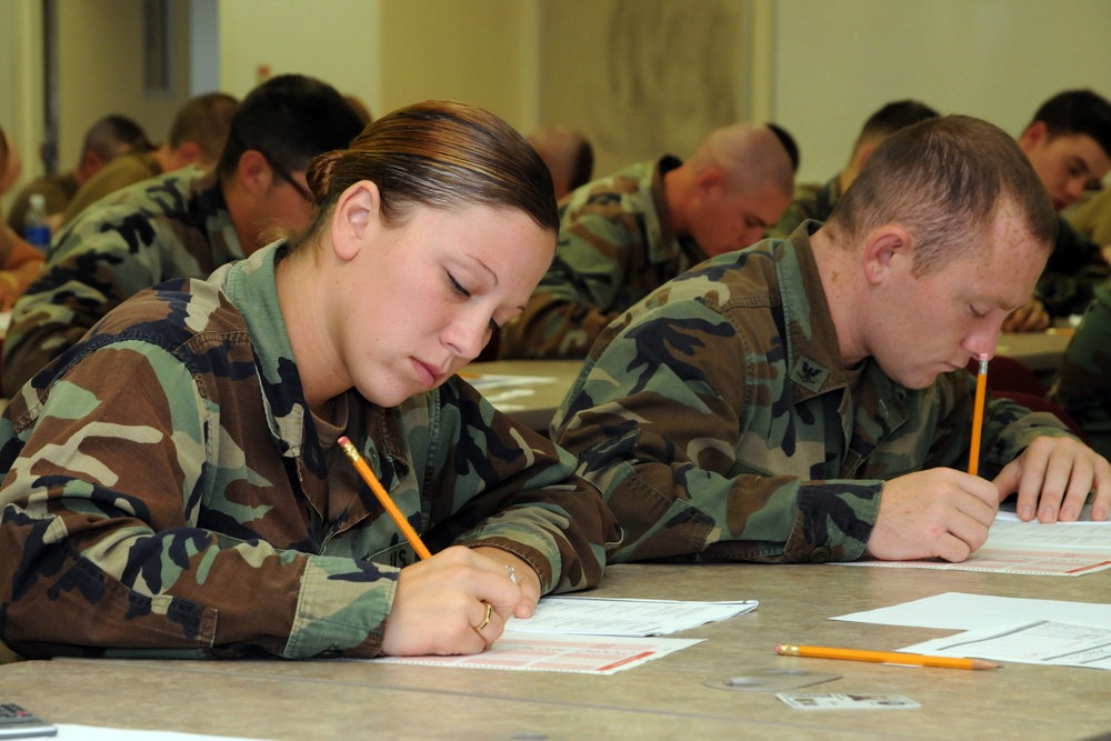 Test taking in Japan