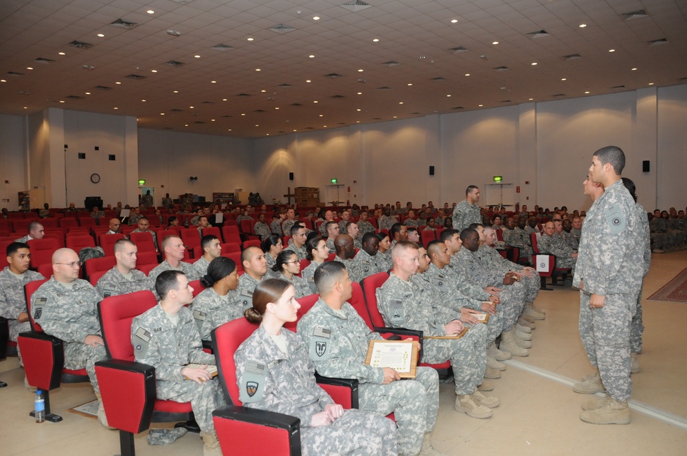 Non-commissioned officers prepare to live the creed