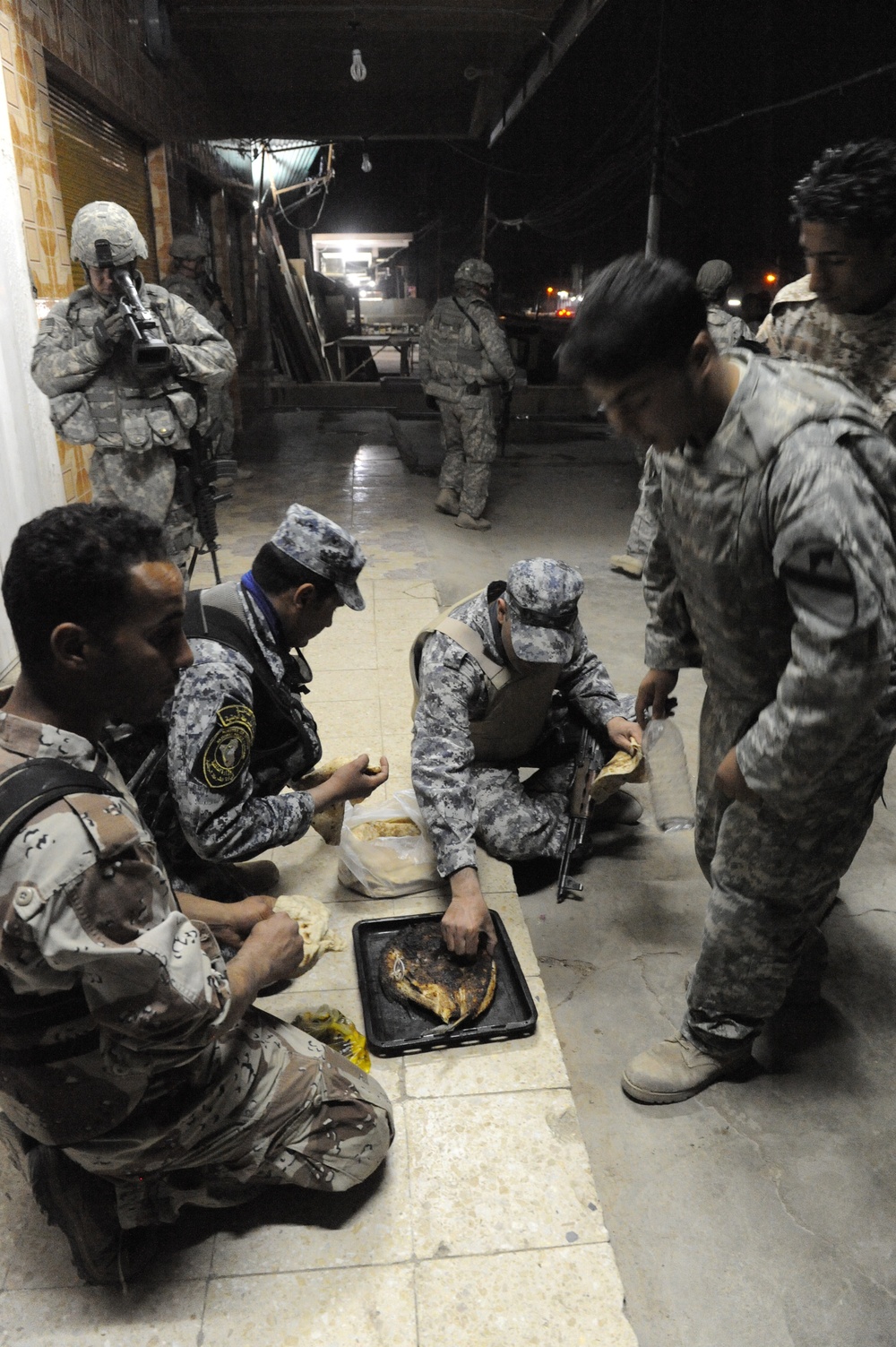 Patrol in Baghdad, Iraq