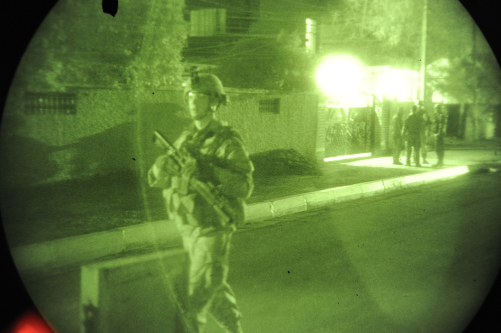 Patrol in Baghdad, Iraq