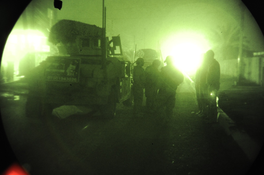 Patrol in Baghdad, Iraq