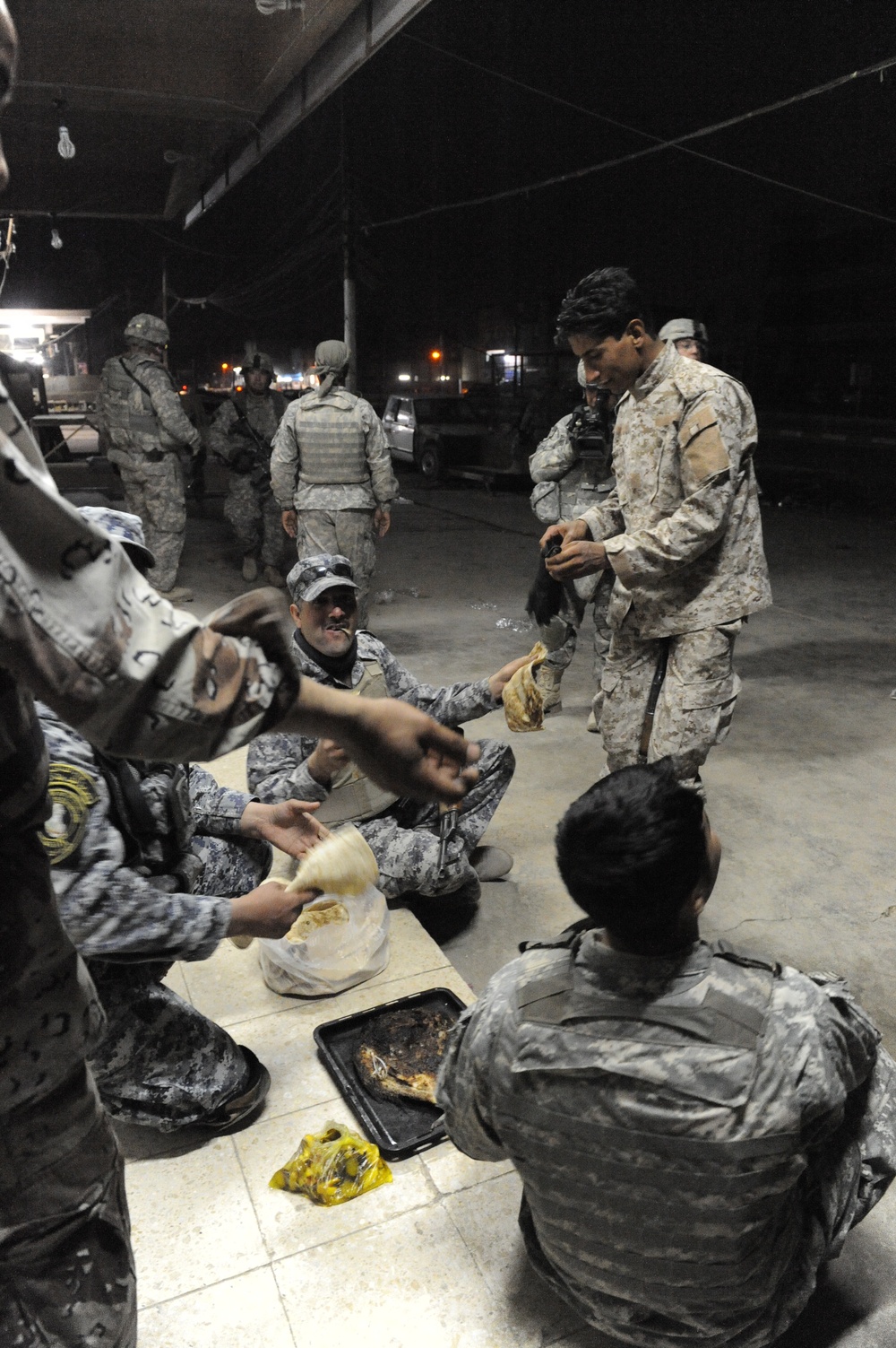 Patrol in Baghdad, Iraq