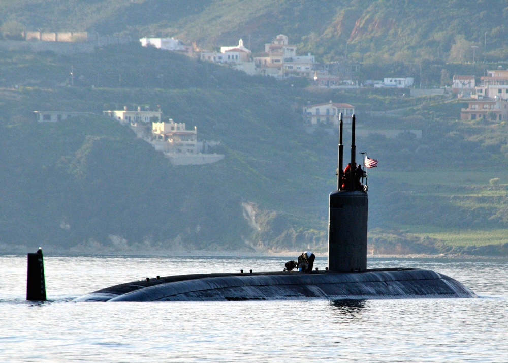 USS Scranton routine port visit