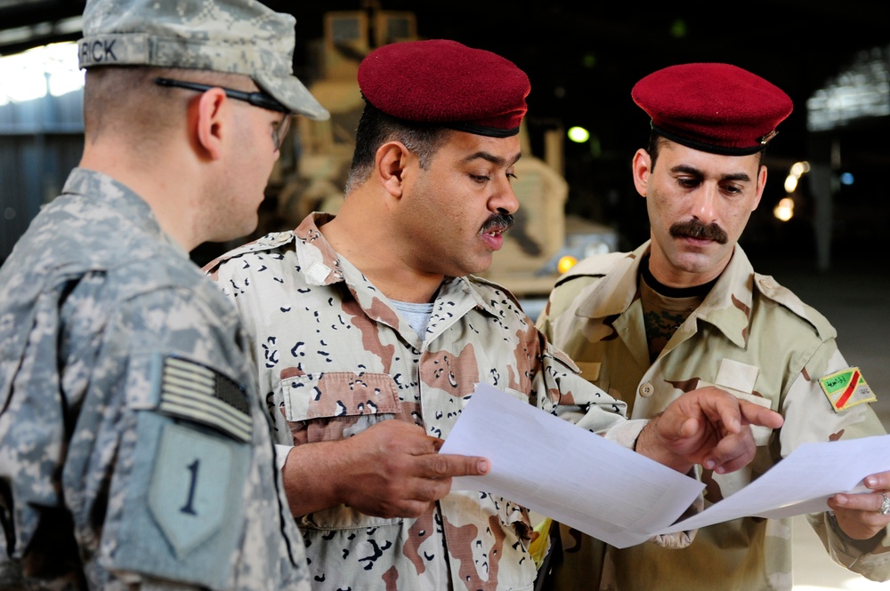 Maintenance class at Joint Security Station Justice