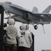 USS Ronald Reagan deck action