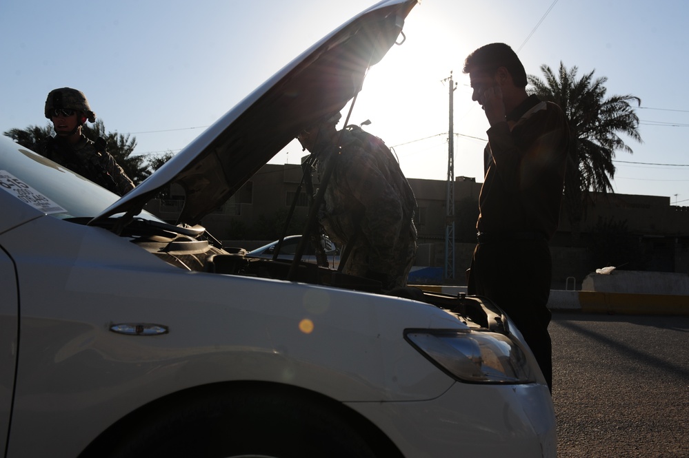 Patrol in Baghdad