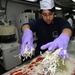 Pizza night aboard the USS Ronald Reagan