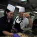 Pizza night aboard the USS Ronald Reagan