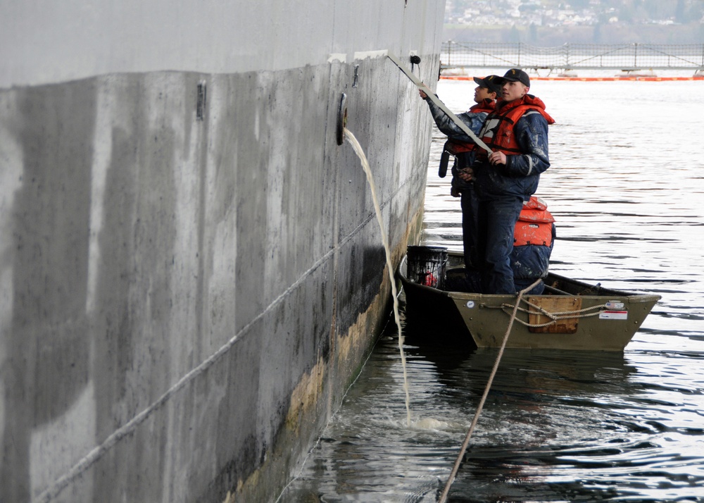 Painting the hull