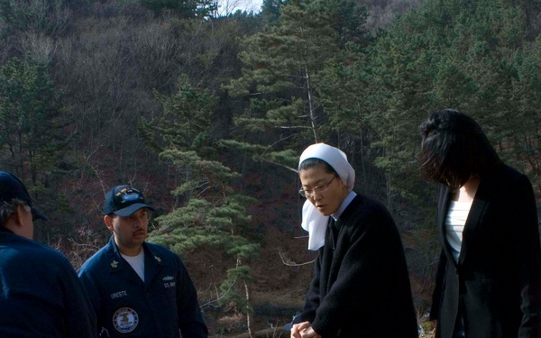 USS John C. Stennis community service project in Busan