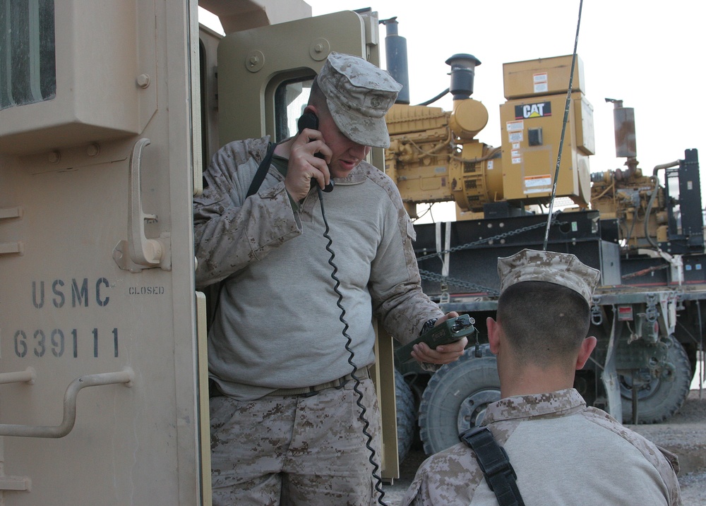 On the Roads of Al Anbar Province With Truck Company